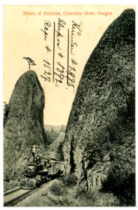 08372-Oregon-1906-Pillars of Hercules, Columbia River, Oregon-Brück & Sohn Kunstverlag