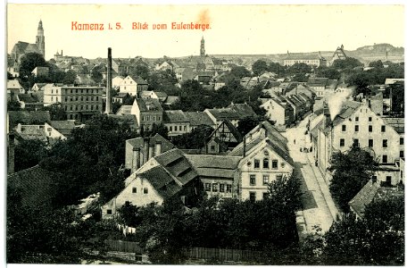 04119-Kamenz-1903-Blick vom Eulenberg-Brück & Sohn Kunstverlag