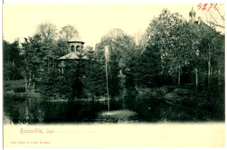 04372-Raußlitz-1903-Teichansicht-Brück & Sohn Kunstverlag