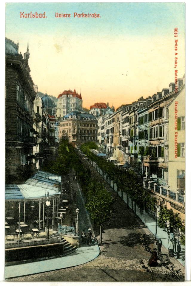 08616-Karlsbad-1907-Untere Parkstraße-Brück & Sohn Kunstverlag
