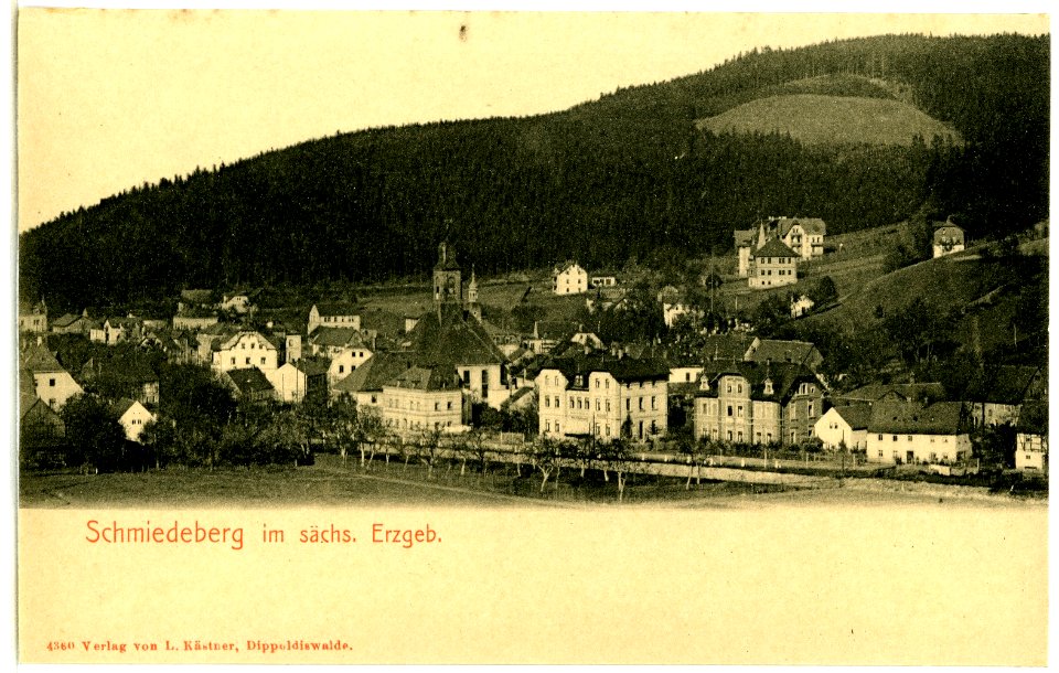04360-Schmiedeberg-1903-Blick auf Schmiedeberg-Brück & Sohn Kunstverlag