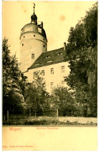 04374-Mügeln-1903-Schloß Ruhetal-Brück & Sohn Kunstverlag