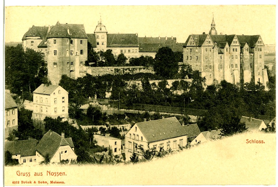 04312-Nossen-1903-Schloß-Brück & Sohn Kunstverlag