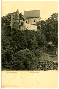 04070-Lauenstein-1903-Schloßruine-Brück & Sohn Kunstverlag