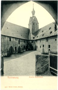 04057-Rochsburg-1903-Zweiter Schloßhof-Brück & Sohn Kunstverlag