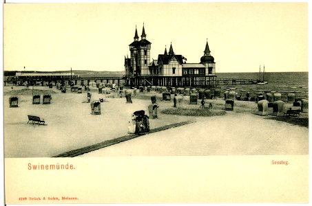 04240-Swinemünde-1903-Seesteg-Brück & Sohn Kunstverlag
