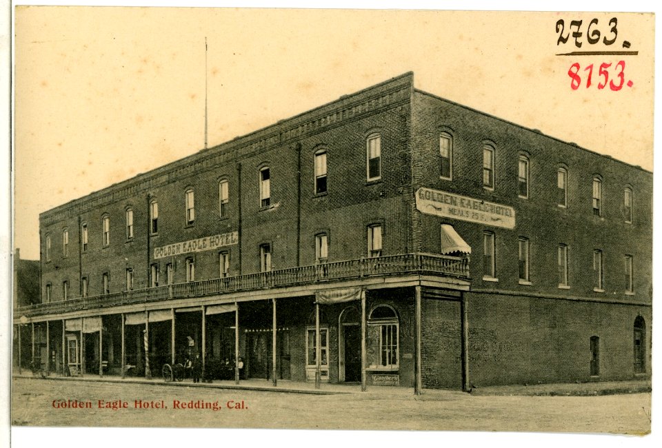 08153-Redding, Cal.-1906-Golden Eagle Hotel-Brück & Sohn Kunstverlag
