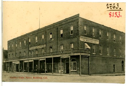 08153-Redding, Cal.-1906-Golden Eagle Hotel-Brück & Sohn Kunstverlag