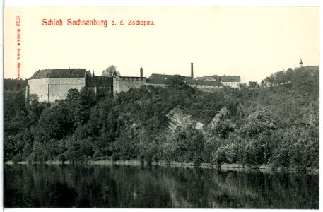 08572-Frankenberg-1907-Schloß Sachsenburg an der Zschopau-Brück & Sohn Kunstverlag