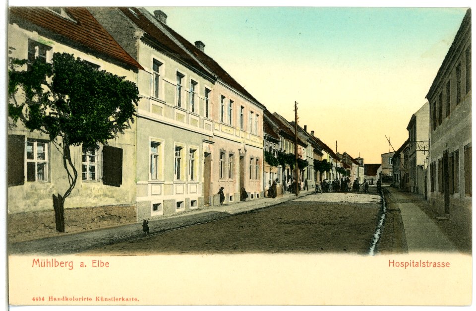 04454-Mühlberg-1903-Hospitalstraße-Brück & Sohn Kunstverlag