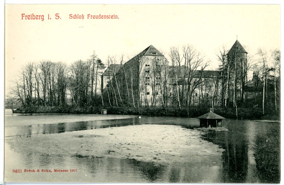 08493-Freiberg-1907-Schloß Freudenstein-Brück & Sohn Kunstverlag