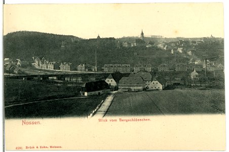 04581-Nossen-1903-Blick auf Nossen vom Bergschlößchen-Brück & Sohn Kunstverlag