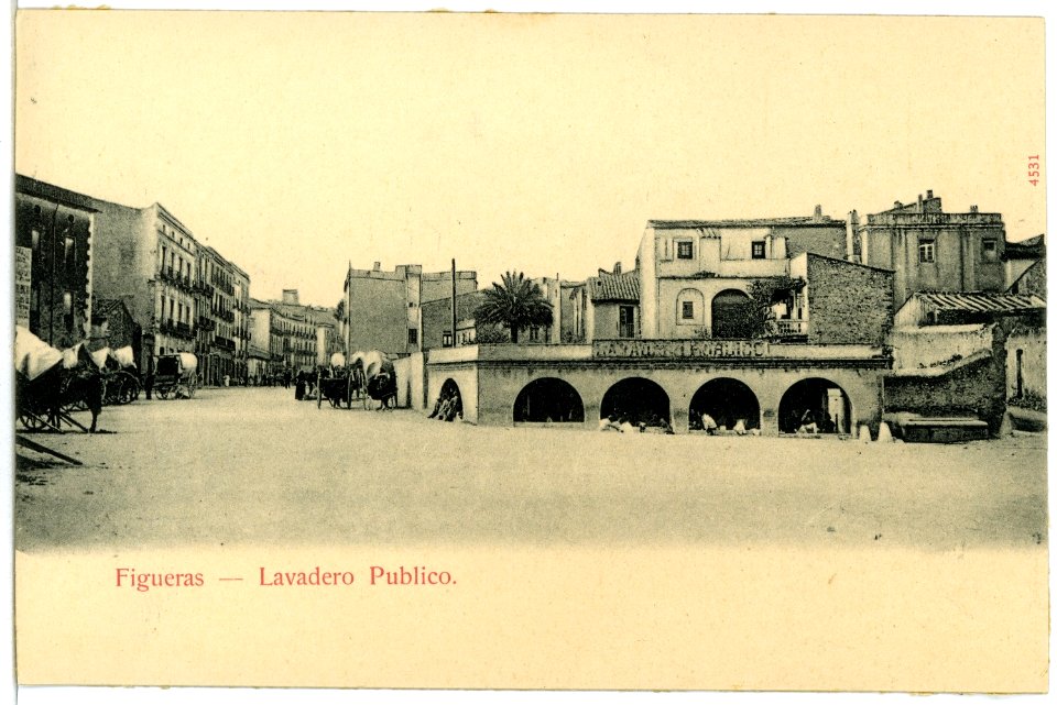 04531-Figueras-1903-Lavadero Publico-Brück & Sohn Kunstverlag