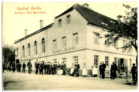 04347-Ockrilla-1903-Gasthof mit Musikkapelle-Brück & Sohn Kunstverlag