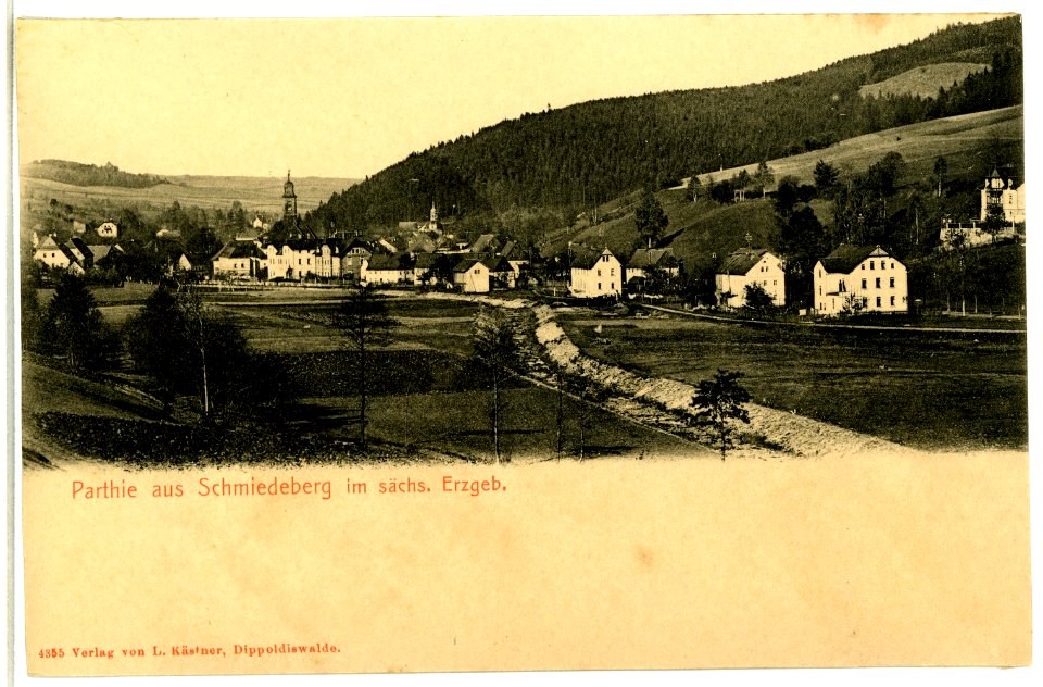 04355-Schmiedeberg-1903-Blick auf Schmiedeberg-Brück & Sohn Kunstverlag