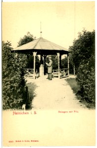 04340-Hainichen-1903-Anlagen mit Pilz-Brück & Sohn Kunstverlag