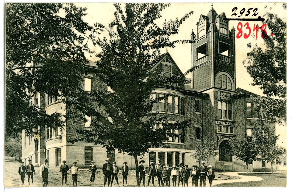 08348-Ashland, Ore.-1906-High School-Brück & Sohn Kunstverlag