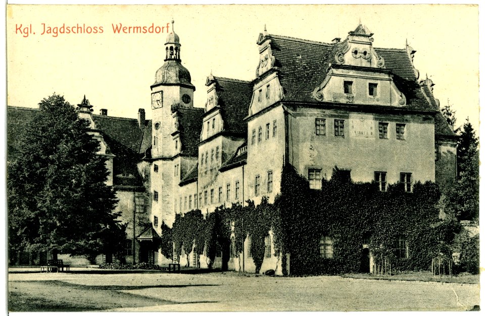 04365-Wermsdorf-1903-Jagdschloß-Brück & Sohn Kunstverlag