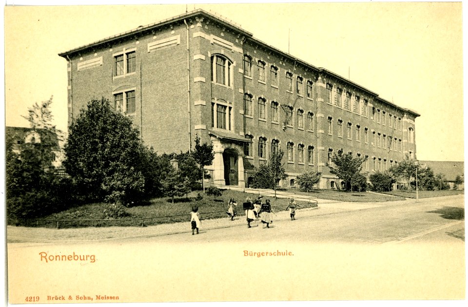 04219-Ronneburg-1903-Bürgerschule-Brück & Sohn Kunstverlag