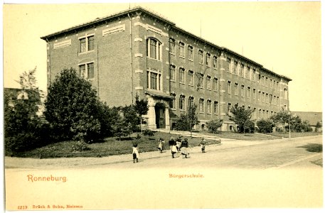 04219-Ronneburg-1903-Bürgerschule-Brück & Sohn Kunstverlag