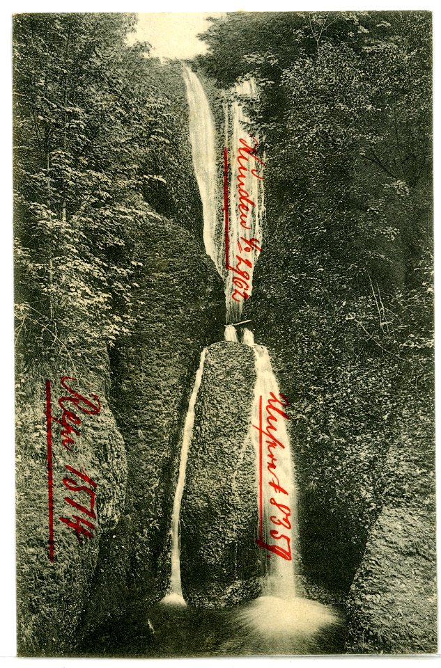 08359-Oregon-1906-Bridal Veil Falls, Oregon on the Columbia River-Brück & Sohn Kunstverlag