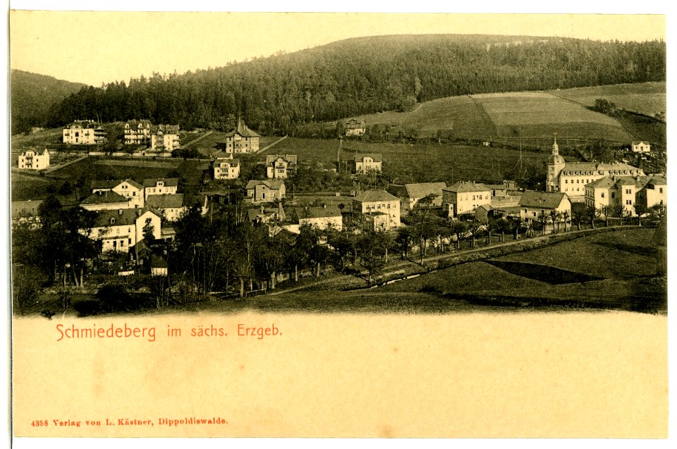 04358-Schmiedeberg-1903-Blick auf Schmiedeberg-Brück & Sohn Kunstverlag