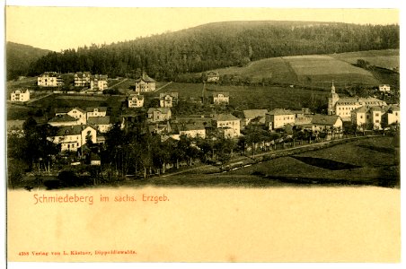 04358-Schmiedeberg-1903-Blick auf Schmiedeberg-Brück & Sohn Kunstverlag