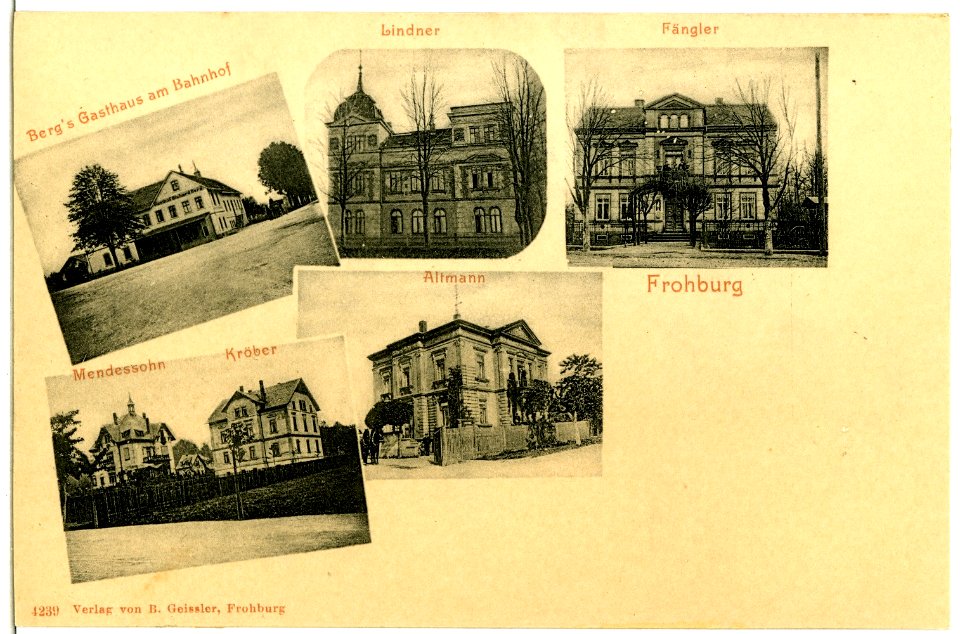 04239-Frohburg-1903-verschiedene Gebäude-Brück & Sohn Kunstverlag