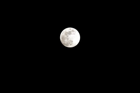 Full moon white photo