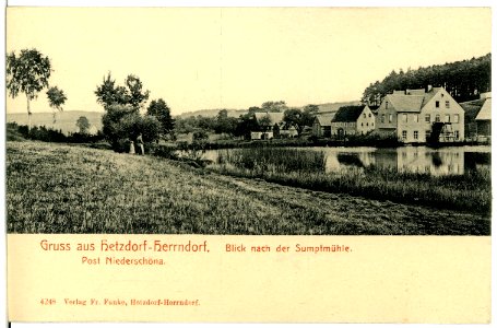 04248-Hetzdorf-Herrndorf-1903-Sumpfmühle-Brück & Sohn Kunstverlag
