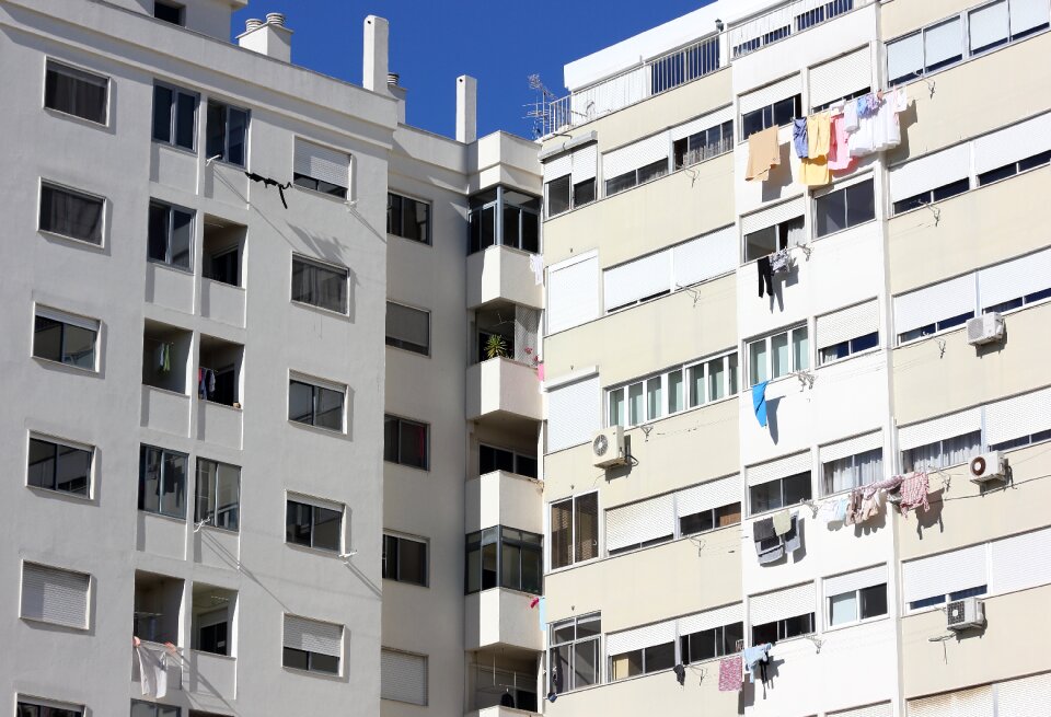 Outdoors balcony laundry