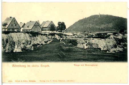 04701-Altenberg-1903-Binge mit Geisingberg-Brück & Sohn Kunstverlag