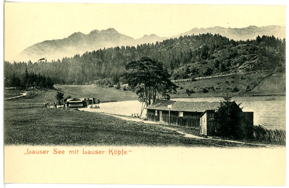04800-Ötztal-1903-Lauser See mit Lauser Köpfe-Brück & Sohn Kunstverlag