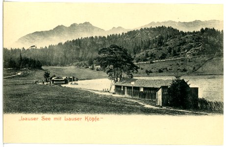 04800-Ötztal-1903-Lauser See mit Lauser Köpfe-Brück & Sohn Kunstverlag