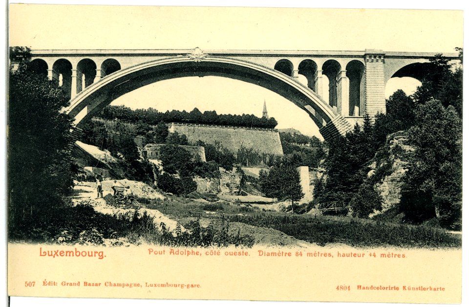 04804-Luxemburg-1903-Pout Adolphe cote oueste-Brück & Sohn Kunstverlag