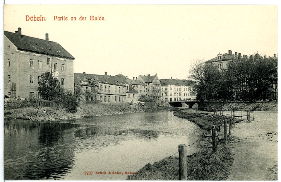 08737-Döbeln-1907-An der Mulde-Brück & Sohn Kunstverlag