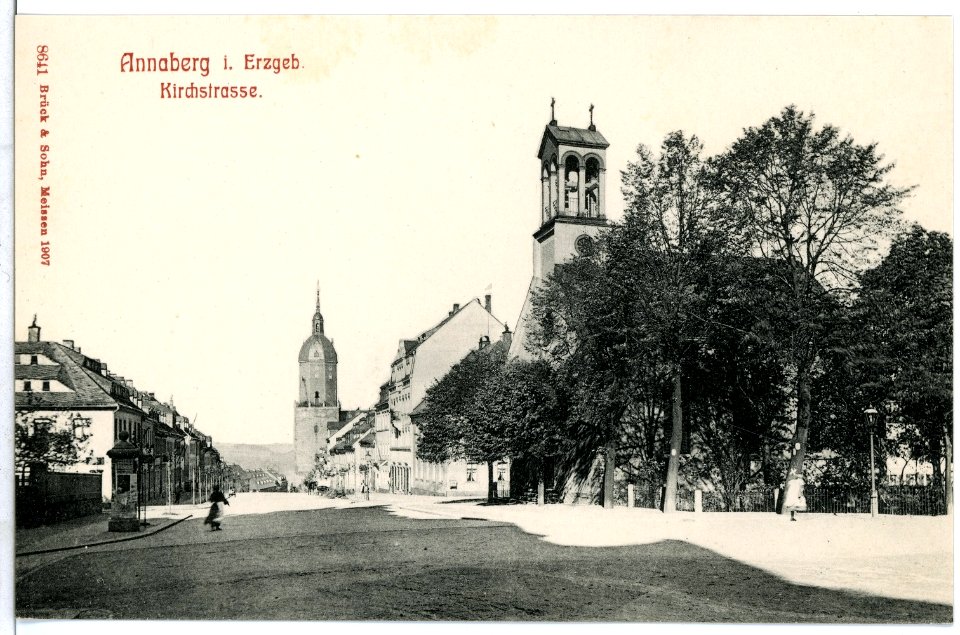 08641-Annaberg-1907-Kirchstraße-Brück & Sohn Kunstverlag