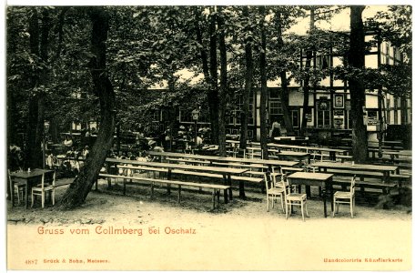 04887-Collmberg-1903-Auf dem Collmberg - Restaurant-Brück & Sohn Kunstverlag