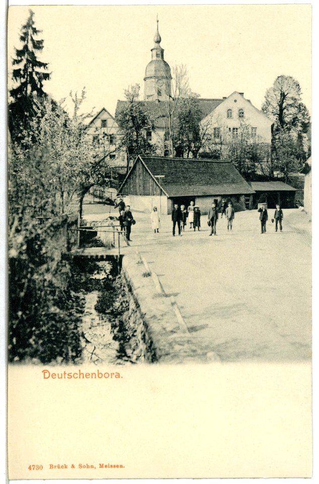 04730-Deutschenbora-1903-Kirche-Brück & Sohn Kunstverlag