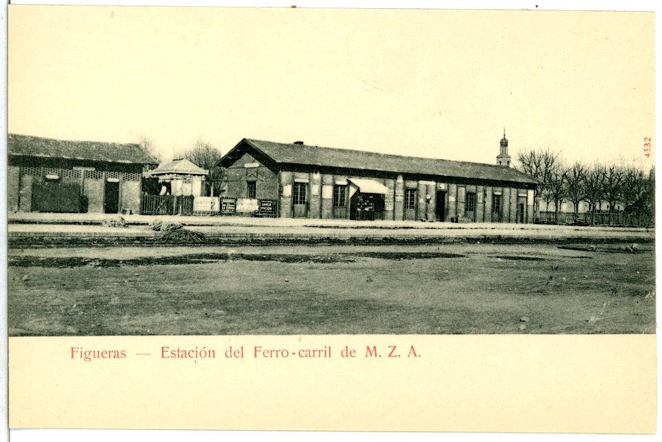 04532-Figueras-1903-Estacion del Ferro-carril de M. Z. A.-Brück & Sohn Kunstverlag