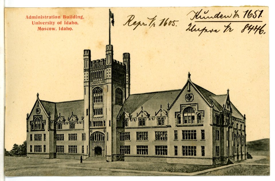 08446-Moscow-1906-Administration Building, University of Idaho-Brück & Sohn Kunstverlag