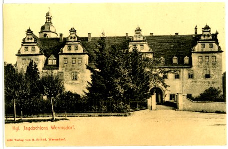 04366-Wermsdorf-1903-Jagdschloß-Brück & Sohn Kunstverlag