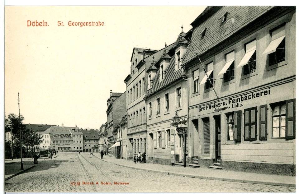 08729-Döbeln-1907-Georgenstraße-Brück & Sohn Kunstverlag