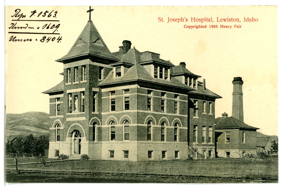 08404-Lewiston, Idaho-1906-St. Josephs Hospital Lewiston-Brück & Sohn Kunstverlag
