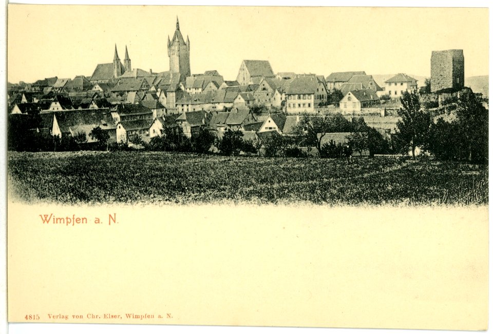 04815-Wimpfen-1903-Stadtansicht-Brück & Sohn Kunstverlag