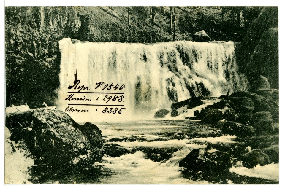 08385-California-1906-Mc Cloud River Falls, on line of the Southern Pacific Railroad-Brück & Sohn Kunstverlag