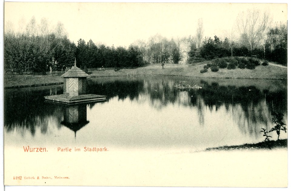 04482-Wurzen-1903-im Stadtpark-Brück & Sohn Kunstverlag