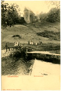 04071-Lauenstein-1903-Schloßruine-Brück & Sohn Kunstverlag