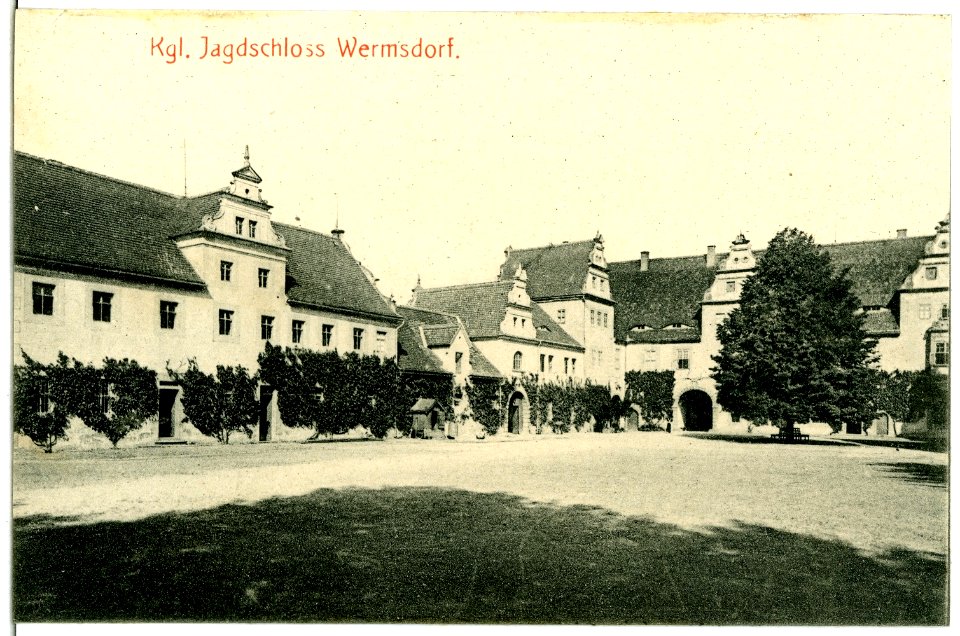 04401-Wermsdorf-1903-Jagdschloß-Brück & Sohn Kunstverlag