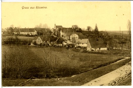 04563-Rüsseina-1903-Blick nach Rüsseina-Brück & Sohn Kunstverlag